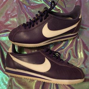 Purple Nike Cortez Snake